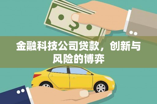 复兴金融科技公司贷款，创新与风险的博弈