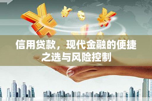 复兴信用贷款，现代金融的便捷之选与风险控制