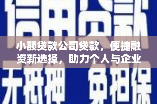 复兴小额贷款公司贷款，便捷融资新选择，助力个人与企业成长