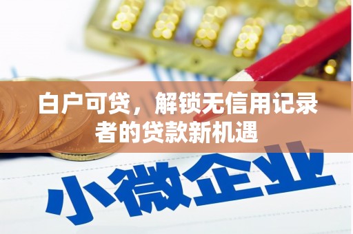 复兴白户可贷，解锁无信用记录者的贷款新机遇
