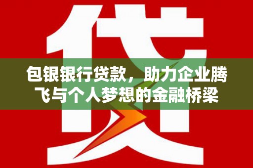 复兴包银银行贷款，助力企业腾飞与个人梦想的金融桥梁
