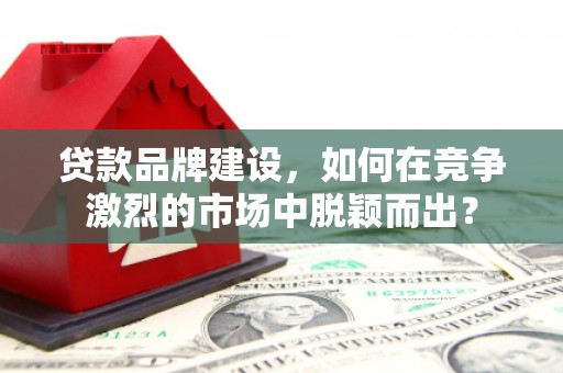 复兴贷款品牌建设，如何在竞争激烈的市场中脱颖而出？