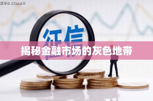 复兴揭秘金融市场的灰色地带