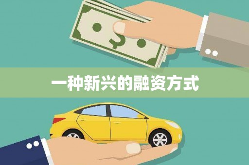 复兴一种新兴的融资方式